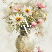 Stillleben Malen Frühlingsbrunnen Blume Bouquet in Poster
