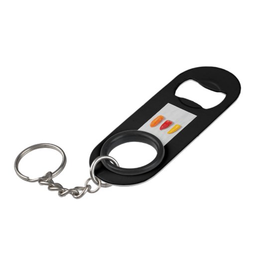 Stillleben Mini Flaschenöffner (Vorderseite Schrägansicht)