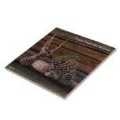 Stillleben mit Adler Fliese (Seite)