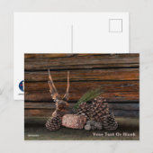 Stillleben mit Adler Postkarte (Vorne/Hinten)