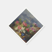 Stillleben mit alpinen Blume - Andreas Lach Serviette (Ecke)