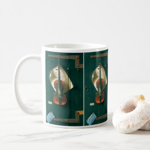 Stillleben mit alter Violine von William Michael H Kaffeetasse