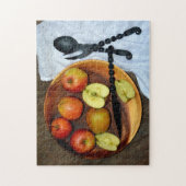 Stillleben mit Äpfel Puzzle (Vertikal)