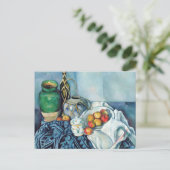 Stillleben mit Äpfeln 1 von Paul Cézanne Postkarte (Stehend Vorderseite)