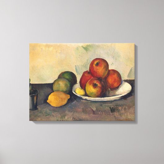 Stillleben mit Äpfeln, c.1890 Leinwanddruck (Vorderseite)