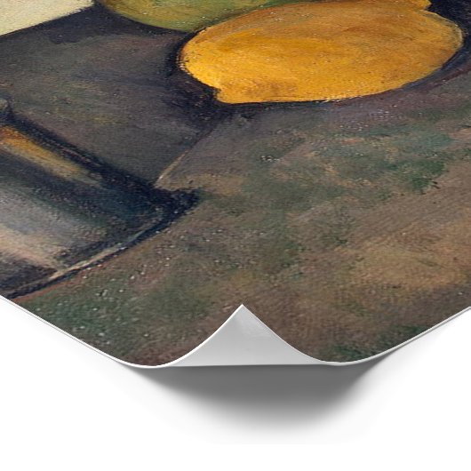 Stillleben mit Äpfeln, c.1890 Poster (Ecke)