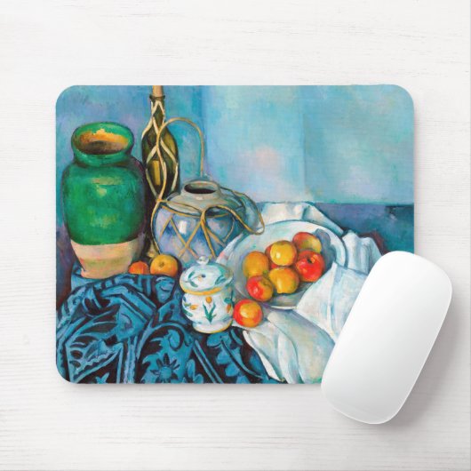Stillleben mit Äpfeln Paul Cézanne, der Nahrung Mousepad (Mit Mouse)