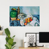 Stillleben mit Äpfeln, Paul Cézanne Poster (Heimbüro)