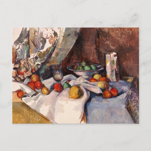 Stillleben mit Äpfeln Paul Cézanne Postkarte (Vorderseite)