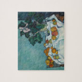 Stillleben mit Äpfeln und einem Pot von Primrosen: Puzzle (Vertikal)