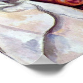 Stillleben mit Äpfeln und Orangen von Paul Cezanne Poster (Ecke)