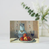 Stillleben mit Äpfeln und Pitcher - Pissarro Postkarte (Stehend Vorderseite)