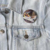 Stillleben mit Äpfeln und Trauben von Claude Monet Button (Beispiel)