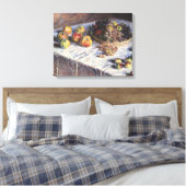 Stillleben mit Äpfeln und Trauben von Claude Monet Leinwanddruck (Insitu (Schlafzimmer))
