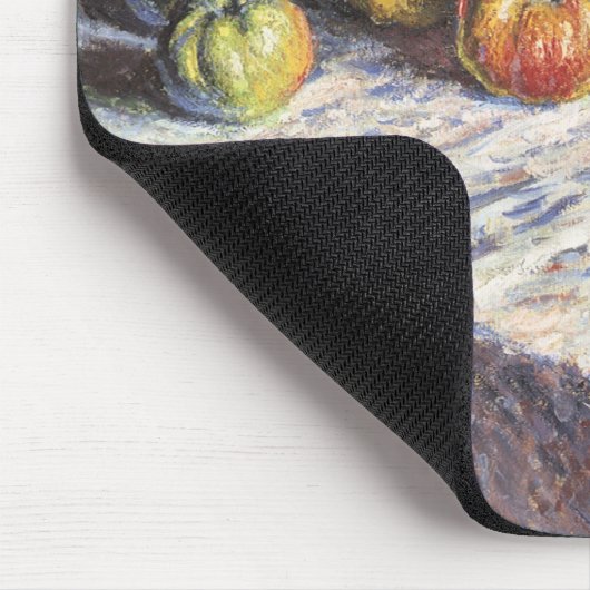 Stillleben mit Äpfeln und Trauben von Claude Monet Mousepad (Ecke)