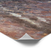 Stillleben mit Äpfeln und Trauben von Claude Monet Poster (Ecke)