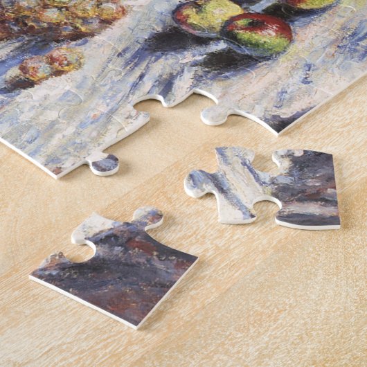 Stillleben mit Äpfeln und Trauben von Claude Monet Puzzle (Seite)