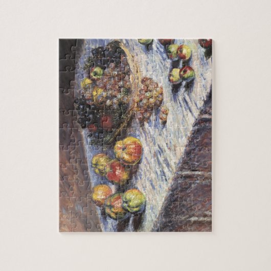 Stillleben mit Äpfeln und Trauben von Claude Monet Puzzle (Vertikal)