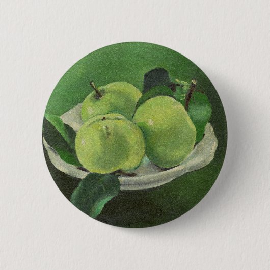 Stillleben mit Äpfeln von Mikulas Galanda Button (Vorderseite)