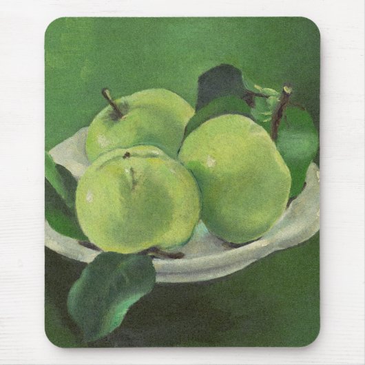 Stillleben mit Äpfeln von Mikulas Galanda Mousepad (Vorne)