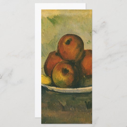 Stillleben mit Äpfeln von Paul Cezanne (Vorne/Hinten)