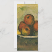 Stillleben mit Äpfeln von Paul Cezanne (Vorderseite)