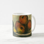 Stillleben mit Äpfeln von Paul Cezanne Kaffeetasse (VorderseiteRechts)