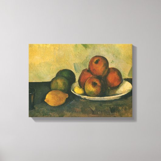 Stillleben mit Äpfeln von Paul Cezanne Leinwanddruck (Vorderseite)
