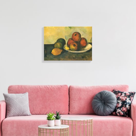 Stillleben mit Äpfeln von Paul Cezanne Leinwanddruck (Insitu (Wohnzimmer))