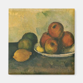 Stillleben mit Äpfeln von Paul Cezanne Magnet (Vorne)