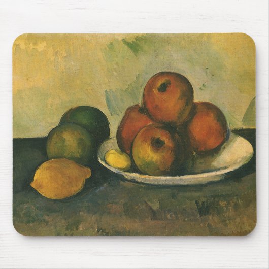 Stillleben mit Äpfeln von Paul Cezanne Mousepad (Vorne)