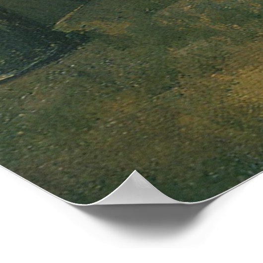 Stillleben mit Äpfeln von Paul Cezanne Poster (Ecke)