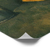 Stillleben mit Äpfeln von Paul Cezanne Poster (Ecke)