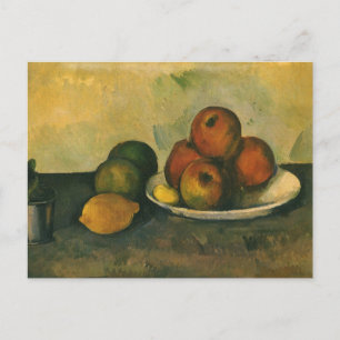 Stillleben mit Äpfeln von Paul Cezanne Postkarte