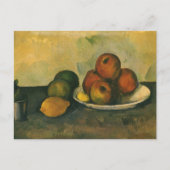 Stillleben mit Äpfeln von Paul Cezanne Postkarte (Vorderseite)