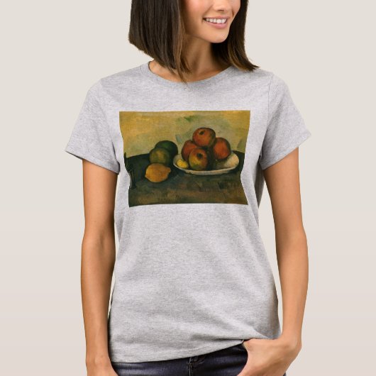 Stillleben mit Äpfeln von Paul Cezanne T-Shirt (Vorderseite)