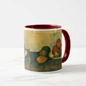 Stillleben mit Äpfeln von Paul Cezanne Tasse (VorderseiteRechts)