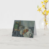 Stillleben mit Apple, Paul Cézanne, Note Card Karte (Gelbe Blume)