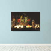 Stillleben mit Austern Leinwanddruck (Insitu (Holzboden))