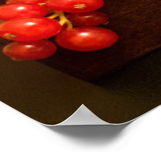 Stillleben mit Beeren Poster (Ecke)