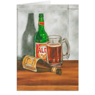 Stillleben mit Bier durch Jennifer Goldberger