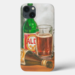 Stillleben mit Bier durch Jennifer Goldberger iPhone 13 Hülle