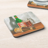 Stillleben mit Bier von Jennifer Goldberger Getränkeuntersetzer (Linke Seite)