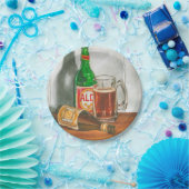 Stillleben mit Bier von Jennifer Goldberger Pappteller (Party)