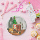Stillleben mit Bier von Jennifer Goldberger Pappteller (Party)