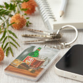 Stillleben mit Bier von Jennifer Goldberger Schlüsselanhänger (Vorderseite rechts)