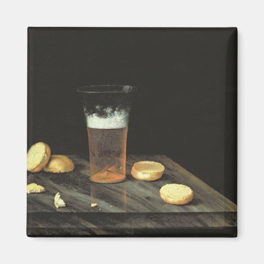 Stillleben mit Bierglas Magnet (Vorne)
