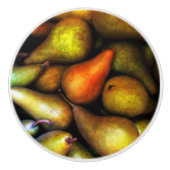 Stillleben mit Birnen Keramikknauf (Vorderseite)