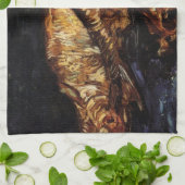 Stillleben mit Bloatern von Vincent van Gogh Geschirrtuch (Gefaltet)