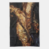 Stillleben mit Bloatern von Vincent van Gogh Geschirrtuch (Vertikal)